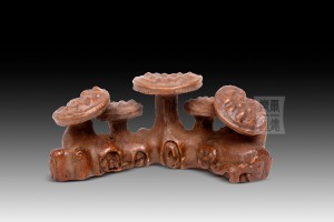 BS-002 竹雕 - 靈芝筆架