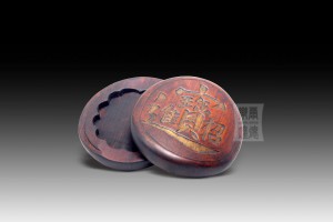 BS-003 竹雕 - 招財進寶蓋盒