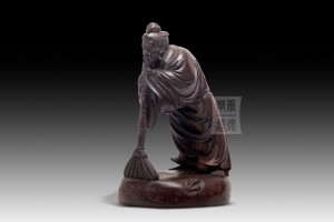 BF-046 竹雕 - 掃地老人