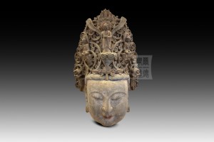 S-001石雕觀音頭像宋